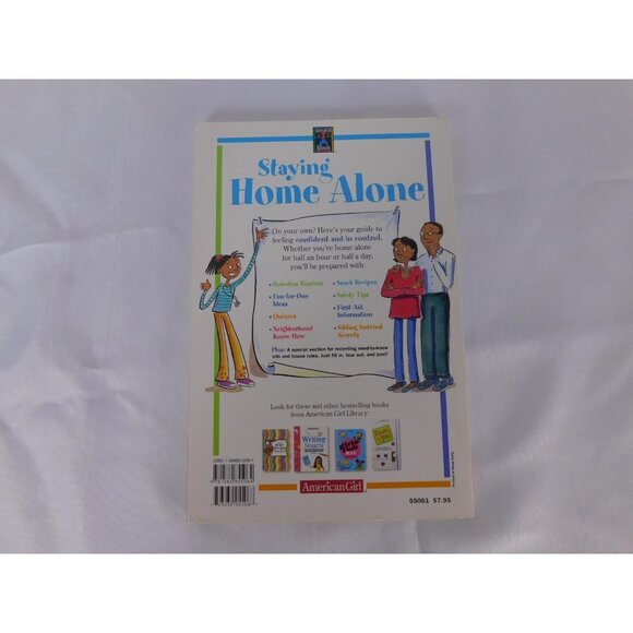 Staying Home Alone Dottie Raymer American Girl Guide Safety Fun Softcover Book - Picture 3 of 5